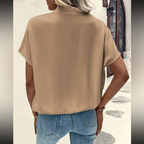 Boho batwing sleeve wrap blouse - Picture 4 of 11